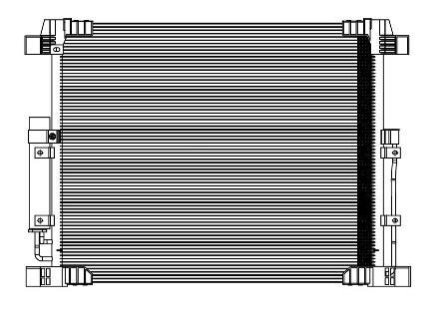 Радіатор кондиционера (без ресивера) Infiniti FX35/QX70 (08-) LUZAR LRAC 14F0A (фото 1)