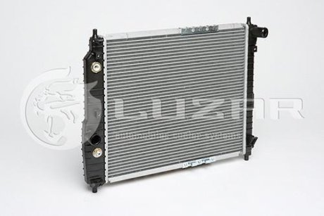 Радіатор охлаждения Авео T200(02-)/Т250(06-) (L=480) АКПП (б/конд) (алюм-паяный) LUZAR LRc CHAv05224