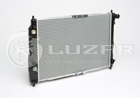 Радіатор охлаждения Авео T200(02-)/Т250(06-) (L=600) АКПП (с конд) (алюм-паяный) LUZAR LRc CHAv05226