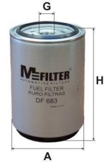 Фильтр топливный M-FILTER DF683