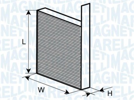 Фільтра салону MAGNETI MARELLI 350203062190 (фото 1)