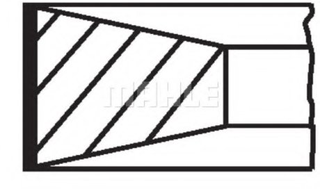 Кільця поршневі MAHLE / KNECHT 002 80 V1