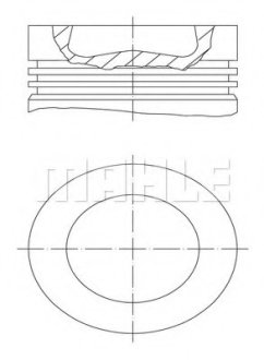 Поршень двигуна MAHLE / KNECHT 028 PI 00100 000