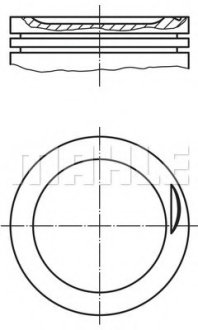 Поршень Mahle AUDI A4,A6 2,0 00-08 MAHLE / KNECHT 0308300