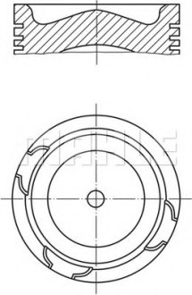 Поршень DAF 130.0 XE390C1, XE355C Euro3 MAHLE / KNECHT 213 69 00