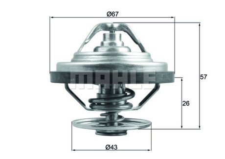 Термостат MAHLE / KNECHT TX 158 83