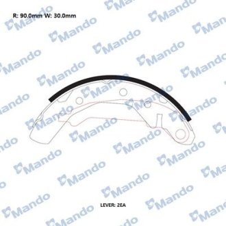 Гальмівні колодки до барабанів MANDO RMLD01