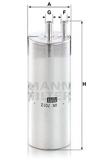 Фільтр палива MANN WK7012