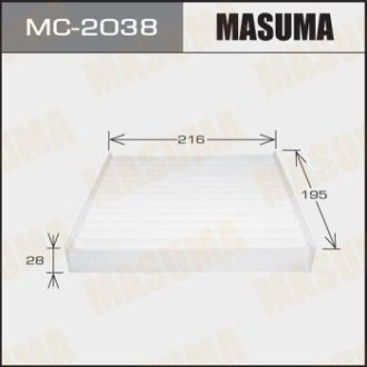 Фильтр салона MASUMA MC2038