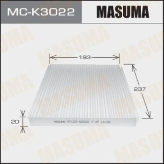 _фильтр салона hyundai tucson 2.0crdi 06> MASUMA MC-K3022