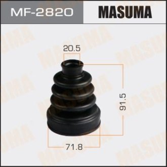 Пыльник ШРУСа зовнішній Subaru Forester (01-12), Impreza (00-14), Legacy (03-14) MASUMA MF2820