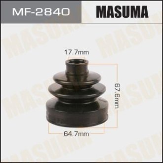 Пыльник ШРУСа заднего наружный Infinity QX50 (17-)/ Nissan Qashqai (06-), Rogue (14-), X-Trail (01-) MASUMA MF2840 (фото 1)