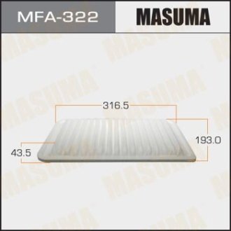 Фильтр воздушный A-199 MASUMA MFA322