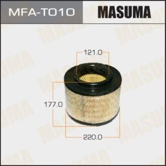 Воздушный фильтр A-1028 TOYOTA/ HILUX/ KUN25L, KUN26L, KUN35L 11- (1/8) MASUMA MFA-T010 (фото 1)