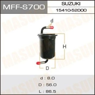 Фильтр топливный Suzuki Grand Vitar 2.7 (-09) MASUMA MFFS700 (фото 1)