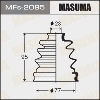Пыльник ШРУСа зовнішній(силікон) Mazda 3 (03-08) MASUMA MFS2095 (фото 1)