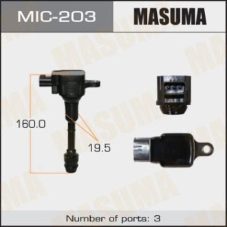 Котушка зажигания MASUMA MIC203