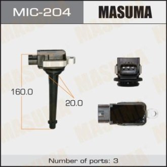 Котушка зажигания Nissan Micra, Qashqai, Note 1.6, X-Trail 2.0 (-14) MASUMA MIC204