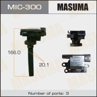 Котушка зажигания Mitsubishi Lancer 1.6 (-13) MASUMA MIC300