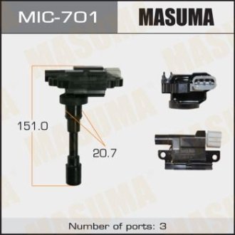 Котушка зажигания Suzuki Swift, SX4 1.5, 1.6 (-16) MASUMA MIC701