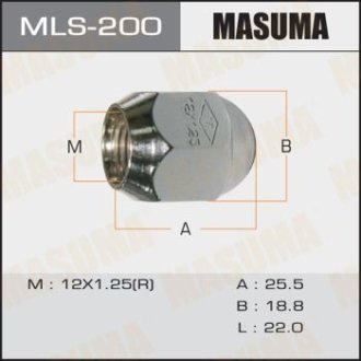 Гайка колеса MASUMA MLS-200
