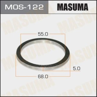 Кільце глушителя графитовое MASUMA MOS122 (фото 1)
