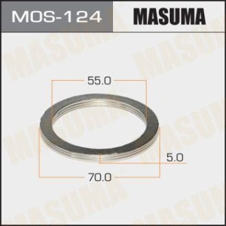 Кільце глушителя металлическое (55x70x5 mm) MASUMA MOS124 (фото 1)