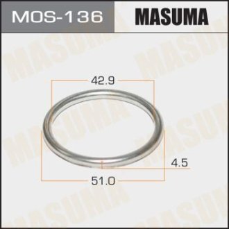 Кільце глушителя (43x51.5x4.5) MASUMA MOS136