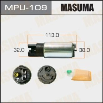 Бензонасос електричний (+сеточка) Honda/ Mitsubishi/ Subaru/ Toyota MASUMA MPU109 (фото 1)