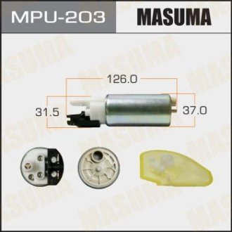 Бензонасос електричний (+сеточка) Nissan MASUMA MPU203