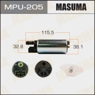 Бензонасос электрический (+сеточка) Nissan MASUMA MPU205 (фото 1)