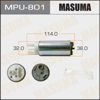 Бензонасос електричний (+сеточка) Mazda/ Mitsubishi/ Subaru MASUMA MPU801