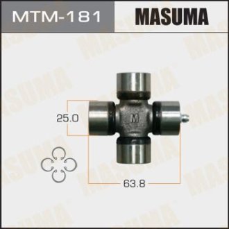 Крестовина 25x63.8 аналог MTM-179 MASUMA MTM-181 (фото 1)