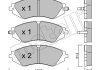 Комплект гальмівних колодок (дискових) Metelli 2202940 (фото 2)