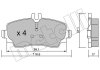 Комплект гальмівних колодок (дискових) Metelli 2203100 (фото 2)