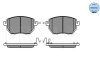 Комплект гальмівних колодок з 4 шт. дисків MEYLE 0252405615W (фото 2)