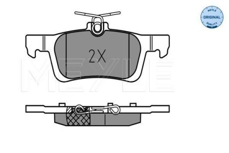 Комплект гальмівних колодок MEYLE 025 258 4116