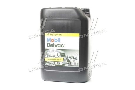 Олива моторна DELVAC XHP EXTRA 10W-40 (Канистра 20л) MOBIL 121737