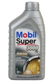 Моторна олива Super 3000 / 5W40 / 1л. / (ACEA A3/B4, BMW LL-01, GM-LL-B-025, MB 229.3) MOBIL MOBIL 11-1