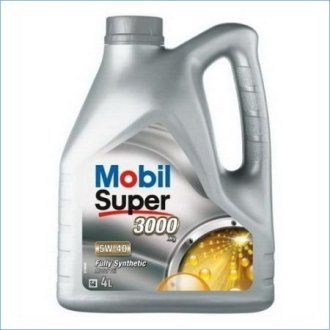 Моторна олива Super 3000 / 5W40 / 4л. / (ACEA A3/B4, BMW LL-01, GM-LL-B-025, MB 229.3) MOBIL MOBIL 11-4