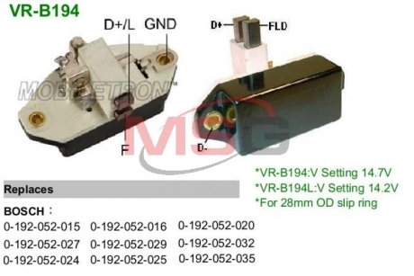 Регулятор MOBILETRON VRB194 (фото 1)