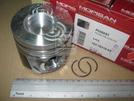 Поршень без кілець PSA 85,60 2,2HDi DW12 (вир-во) MOPART 102-70210 03