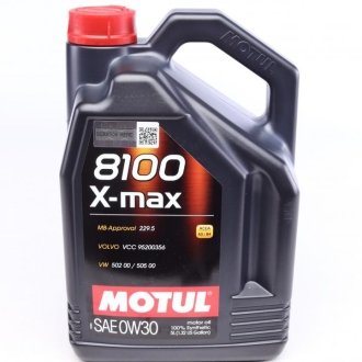 Олива 8100 X-max SAE 0W30 5 L MOTUL 347206