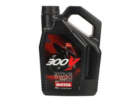 Олива 4T 300V FL SAE 5W30 4L MOTUL 835941