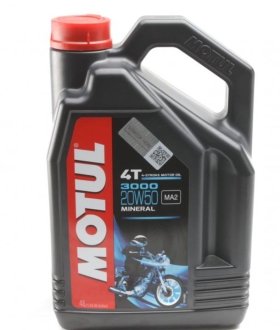 Олива 4T 3000 20W50 4L/107319 MOTUL 837041 (фото 1)