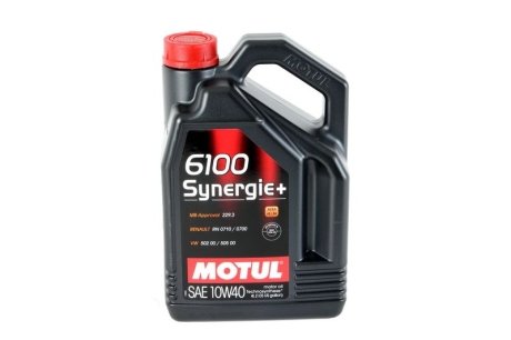 Масло моторное 6100 Synergie+ 10W-40 (4 л) MOTUL 839441