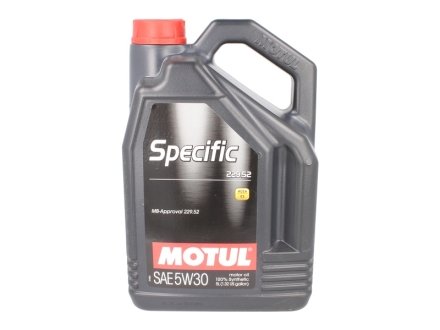 Моторна олива Spec 229.52 SAE 5W30 5 L MOTUL 843651