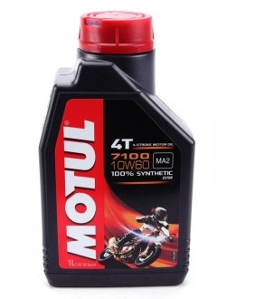 Олива 4T 7100 10W60 1L MOTUL 845511 (фото 1)