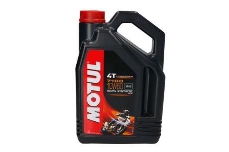 Масло моторное 4L 7100 4T SAE 10W60 MOTUL 845541