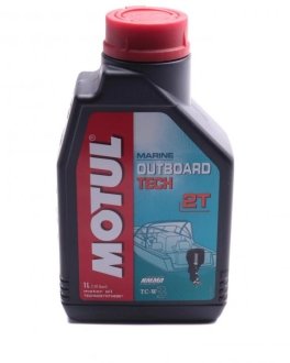 Олива 2T Outboard Tech 1 L MOTUL 851711 (фото 1)